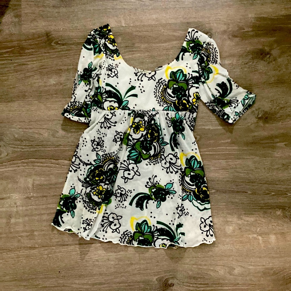 Daytrip Green Design Shirt Sz S